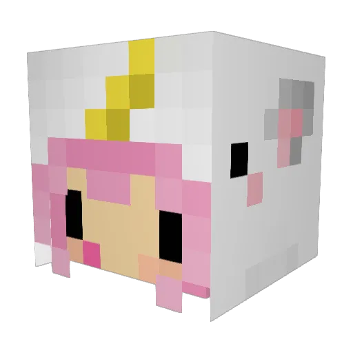 creepy2207 Minecraft avatar head, 3D render
