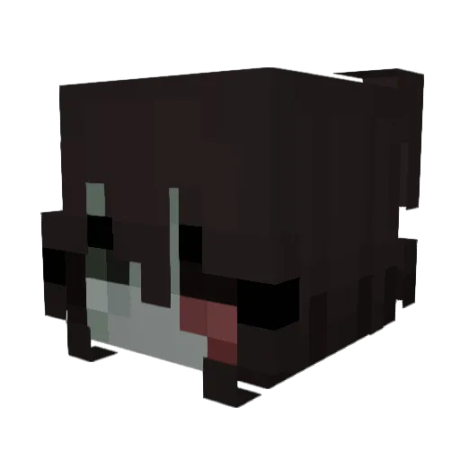 creepyandcold Minecraft avatar head, 3D render
