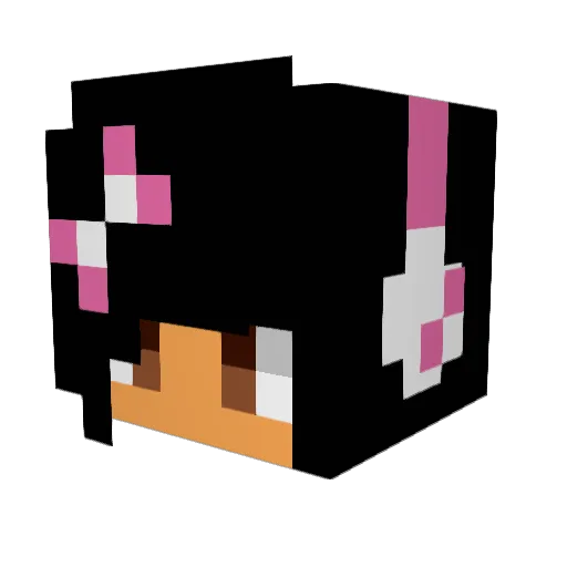 creepycat404 Minecraft avatar head, 3D render