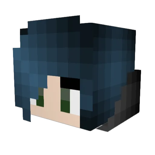 creepycrawler09 Minecraft avatar head, 3D render
