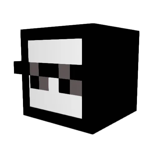 crematir Minecraft avatar head, 3D render