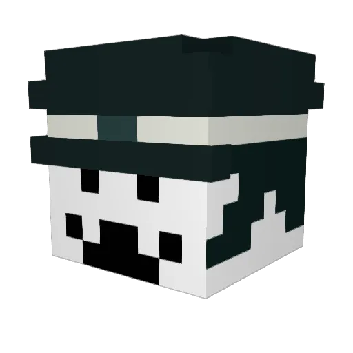 cremmy00 Minecraft avatar head, 3D render