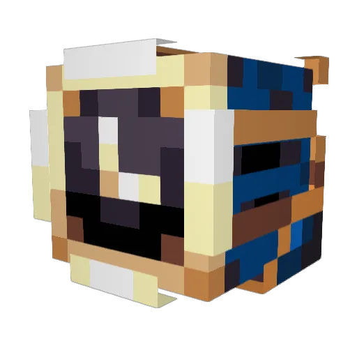 crenotor Minecraft avatar head, 3D render