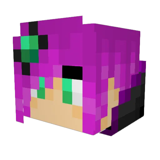creol Minecraft avatar head, 3D render