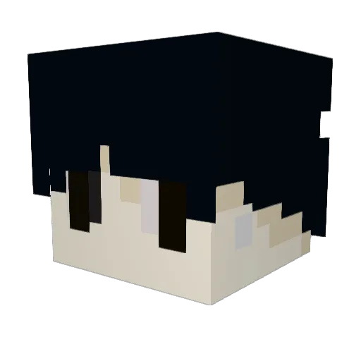 crepperjo Minecraft avatar head, 3D render