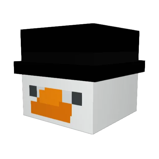 crescentRY0 Minecraft avatar head, 3D render