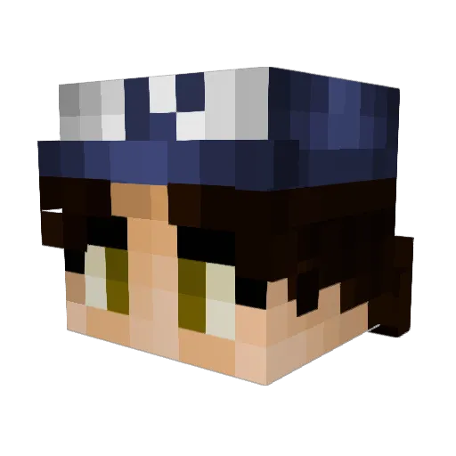 crespoLoay Minecraft avatar head, 3D render