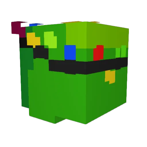 cress Minecraft avatar head, 3D render