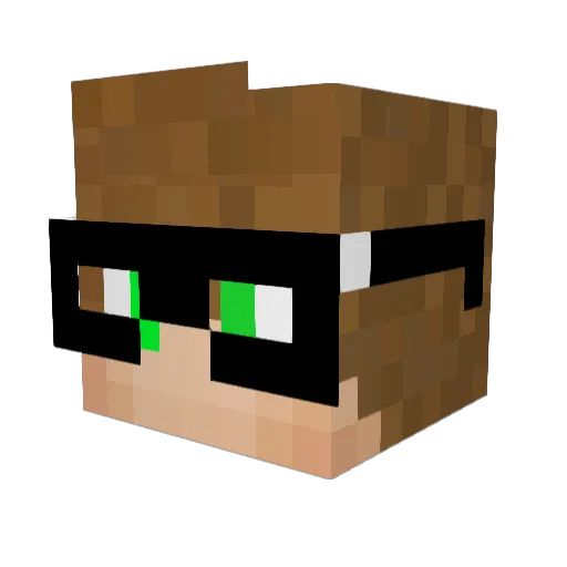 cresta32 Minecraft avatar head, 3D render