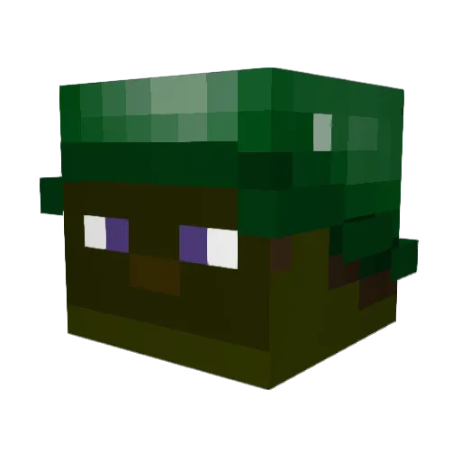 crichard94 Minecraft avatar head, 3D render