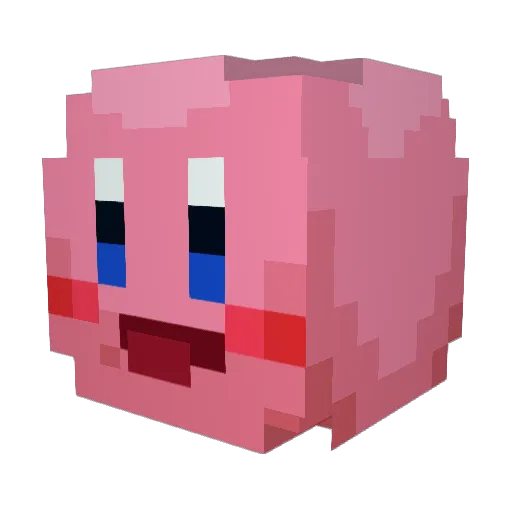 cricorapha Minecraft avatar head, 3D render