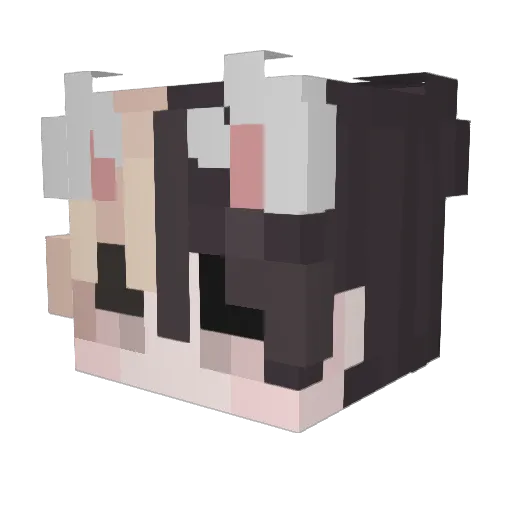 criesiss Minecraft avatar head, 3D render