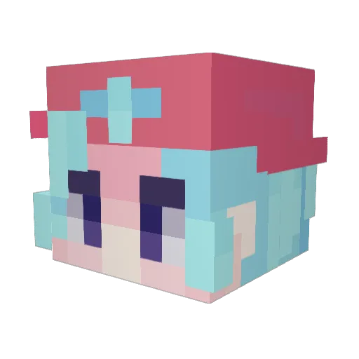crifer Minecraft avatar head, 3D render