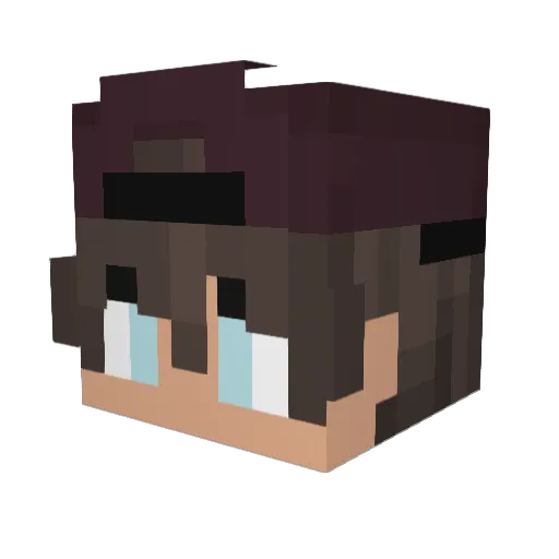 crimanaI Minecraft avatar head, 3D render