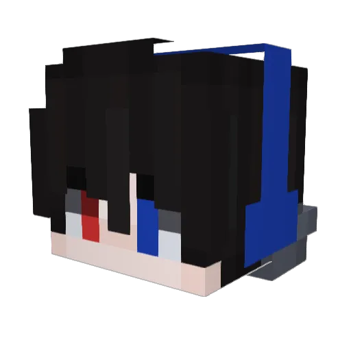 crimiNEX Minecraft avatar head, 3D render