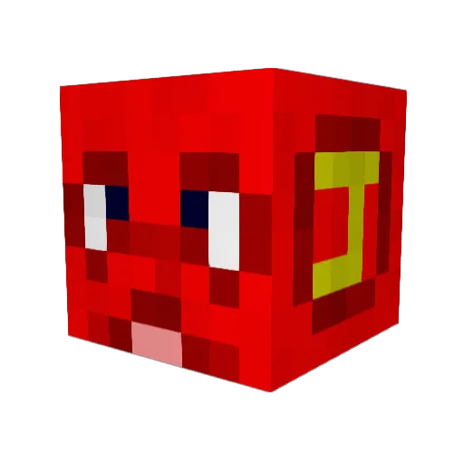 crimj Minecraft avatar head, 3D render