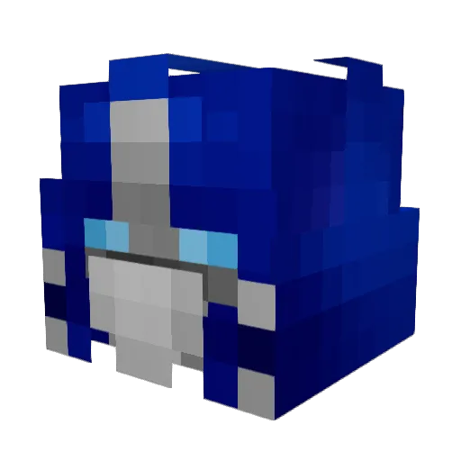 crimsontide2001 Minecraft avatar head, 3D render