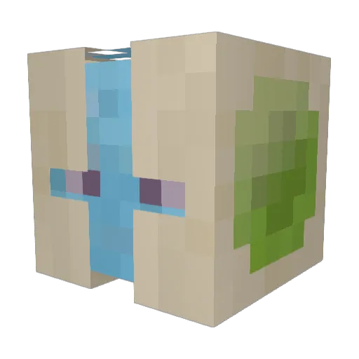 crimulus Minecraft avatar head, 3D render