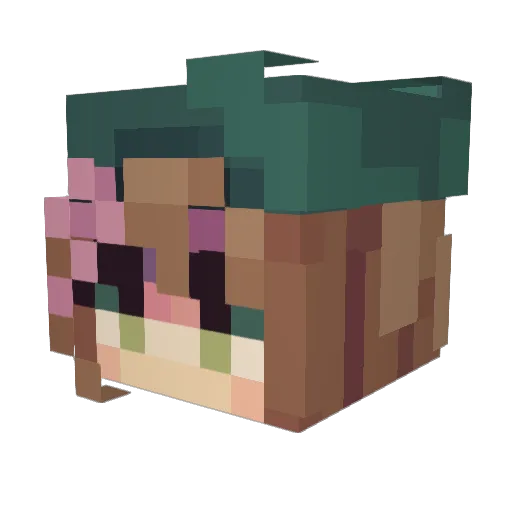 crin0la Minecraft avatar head, 3D render