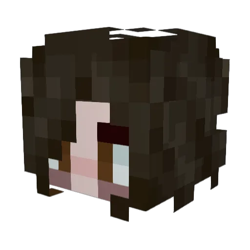 cringe_g0d69 Minecraft avatar head, 3D render