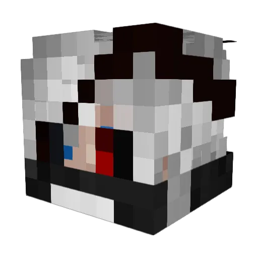 cringe_potato Minecraft avatar head, 3D render