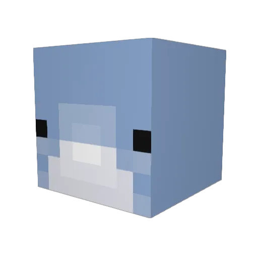 cringeburg Minecraft avatar head, 3D render