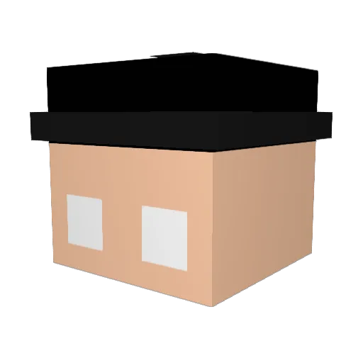 criq_ Minecraft avatar head, 3D render