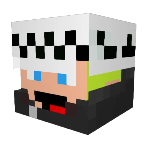 cris5318 Minecraft avatar head, 3D render