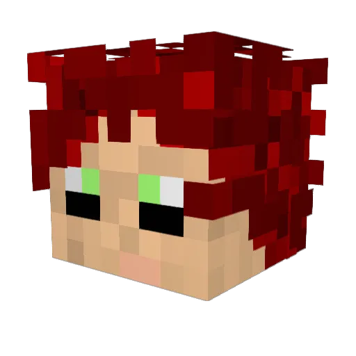 cris898lb Minecraft avatar head, 3D render