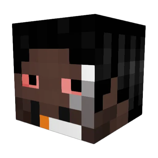 crisG19 Minecraft avatar head, 3D render