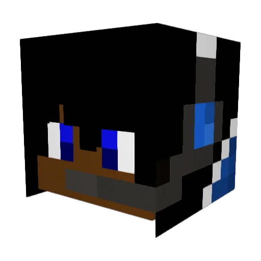 crisanz2002 Minecraft avatar head, 3D render