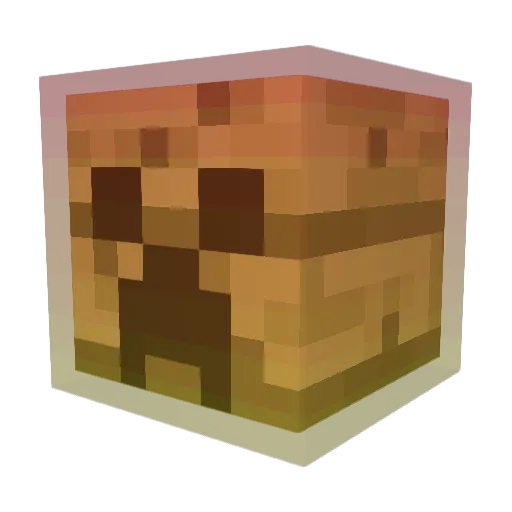 crisismoth Minecraft avatar head, 3D render