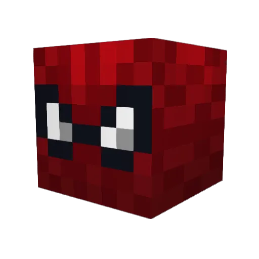 crisluft Minecraft avatar head, 3D render