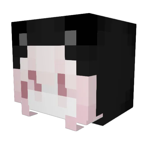 crisosphinx Minecraft avatar head, 3D render