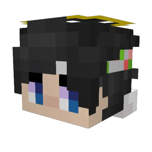 crisperron5548 Minecraft avatar head, 3D render