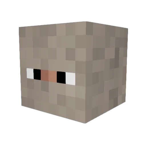 crispy_diesel Minecraft avatar head, 3D render