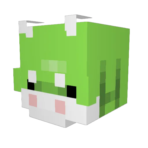crispy_donut_10 Minecraft avatar head, 3D render