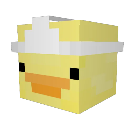 crispyasian Minecraft avatar head, 3D render