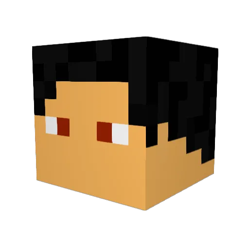 crispybscuit Minecraft avatar head, 3D render