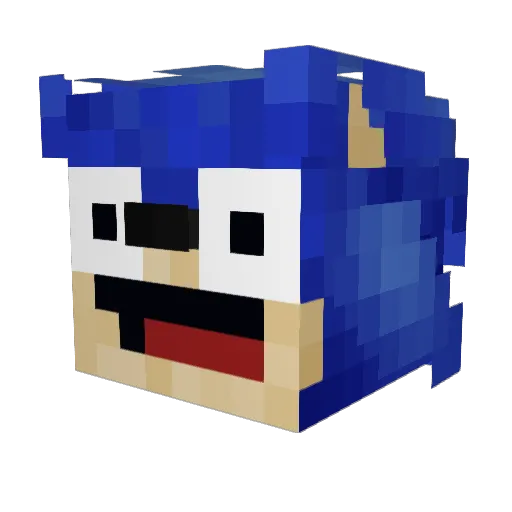 crispycox69 Minecraft avatar head, 3D render