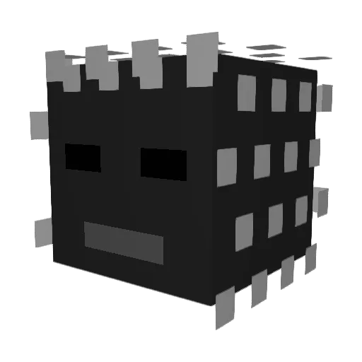 crispyrainbow Minecraft avatar head, 3D render