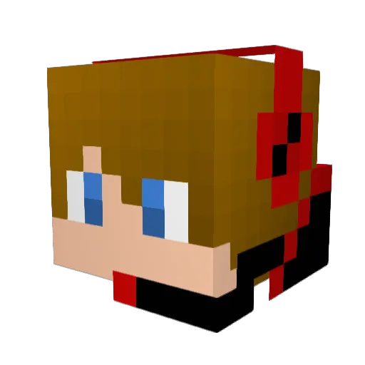 cristhian08 Minecraft avatar head, 3D render