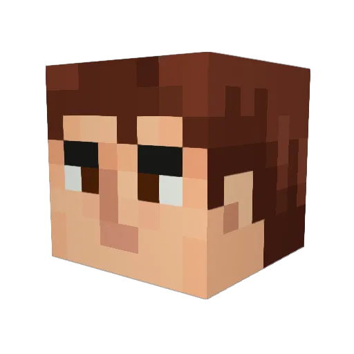 cristianbeerg Minecraft avatar head, 3D render