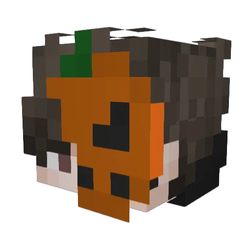 cristvski Minecraft avatar head, 3D render