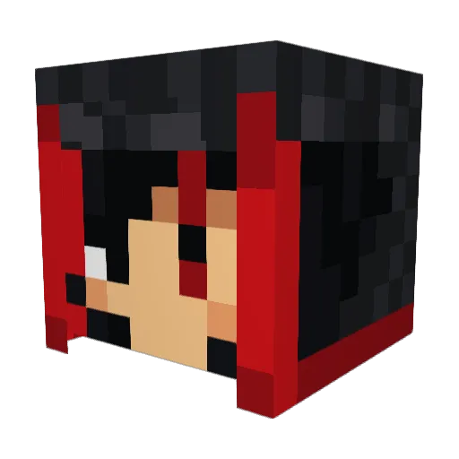 critical_mob Minecraft avatar head, 3D render