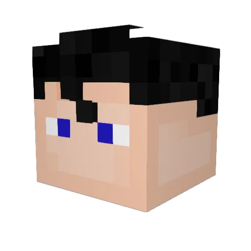critter47 Minecraft avatar head, 3D render