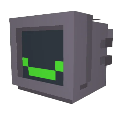crizOS Minecraft avatar head, 3D render