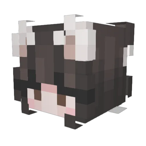 crizanteme001 Minecraft avatar head, 3D render