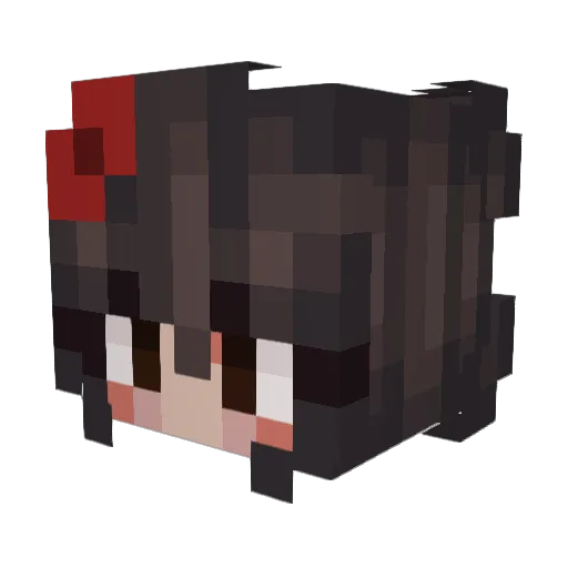 crkptic Minecraft avatar head, 3D render