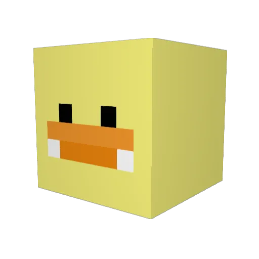 crlabradax13 Minecraft avatar head, 3D render